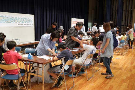 科学的な体験ができるブースの出展