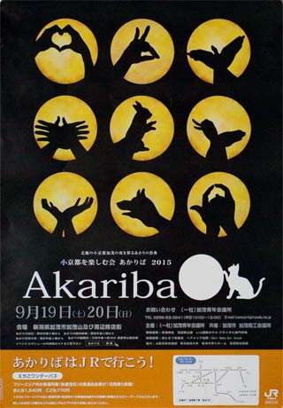 AKARIBA 2015のポスター