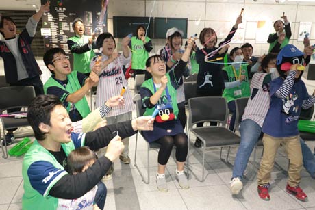 ヤクルトの日本シリーズ進出決定の瞬間