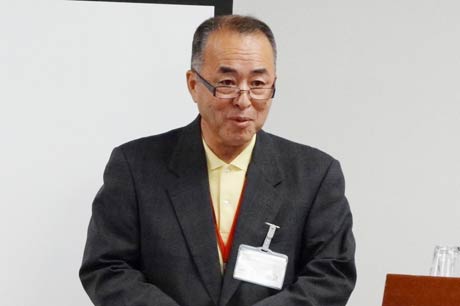 ハンズワタベの渡部社長があいさつ