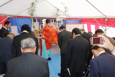 「長善のさと」の起工式