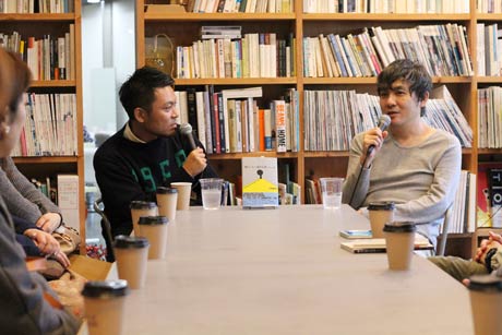 左がツバメコーヒーの田中さん、右がアアルトコーヒーの庄野さん