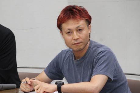 2014年9月に三条市で行われたプロジェクト「LOVE SANJO」の共同発表会に出席したときの根津さん