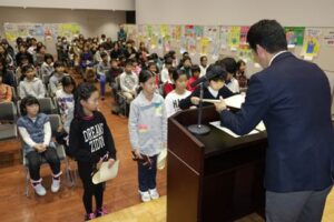 平成27年度「Let's Try Eco」啓発ポスターの表彰式