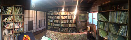 図書室に生まれ変わった8畳間