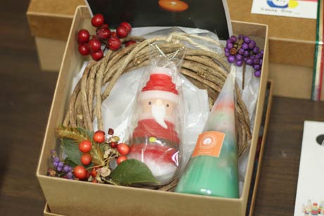  季節商品のクリスマスボックス