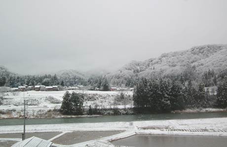 南五百川の雪景色