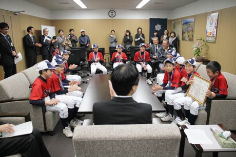 市長と歓談