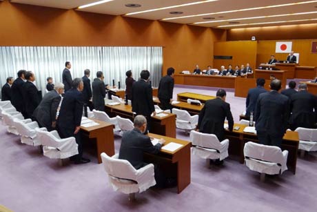  三条市12月定例会最終日の採決