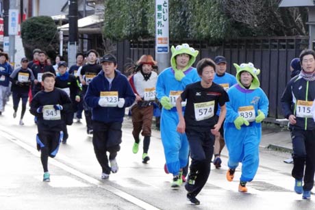 仮装の部の参加者