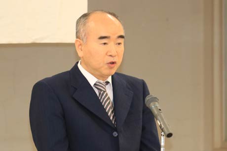 燕市交通安全協会の小柳会長