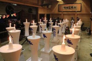 八幡宮の献灯祭