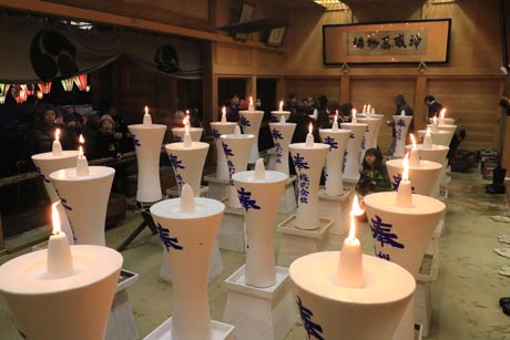 八幡宮の献灯祭