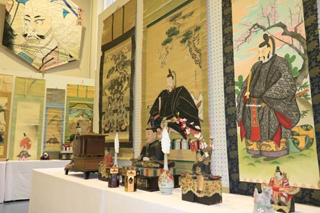 越後出雲崎「天領の里」で開かれている展示さま展示会