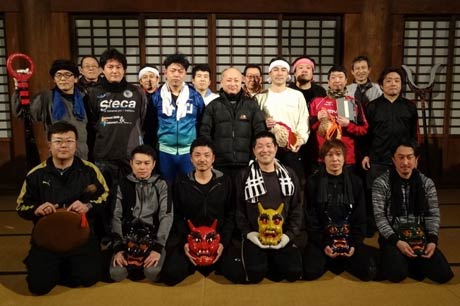 本成寺鬼踊り奉賛会の会員