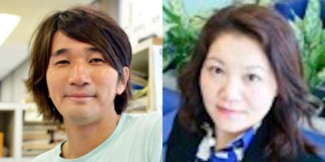 講師の月刊『ソトコト』編集長の指出一正さん(左)と奥谷商売研究所代表の奥谷敦子さん