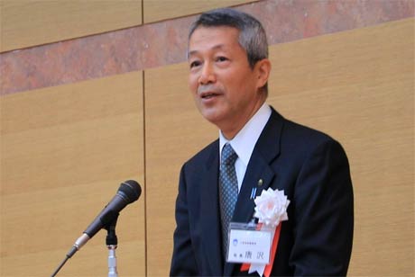 県三条地域振興局の唐沢局長