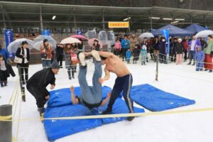 第4回冬季かもリンピックの三条プロレス