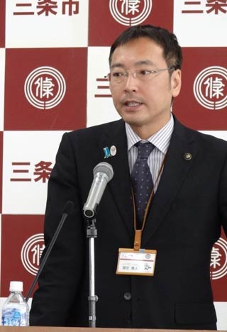平成28年度一般会計当初予算概要説明会の国定市長