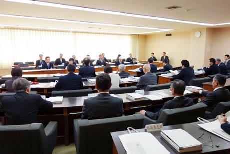三条市3月定例会の提出議案概要説明会