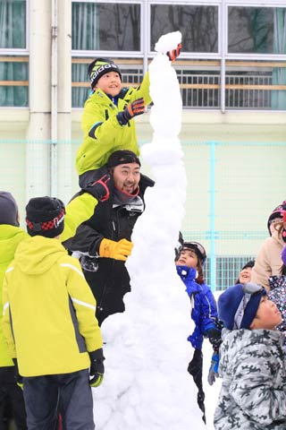 雪だるま作り