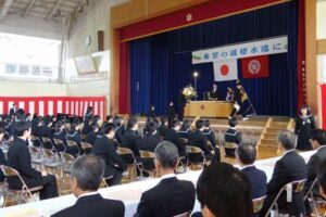大崎中学校の卒業式