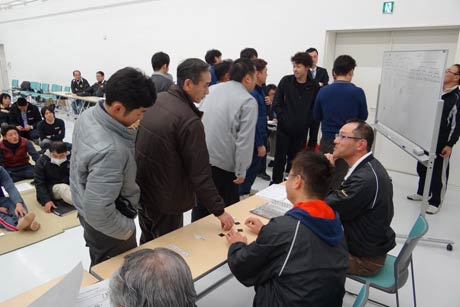 市長杯争奪大会の組合せ抽選会