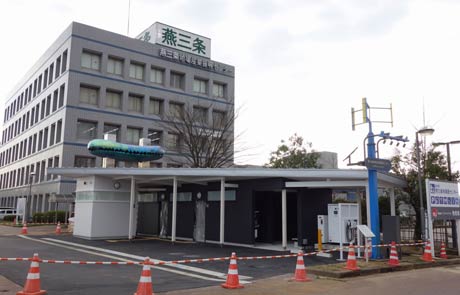 道の駅登録に伴って設置された屋外トイレやEV充電ステーション