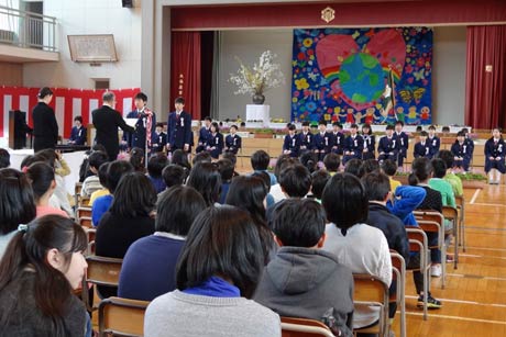  大面小学校の卒業式