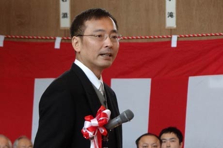 国定市長の祝辞