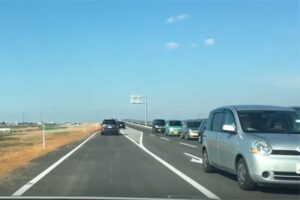 国道403号小須戸田上バイパスの一部区間が開通