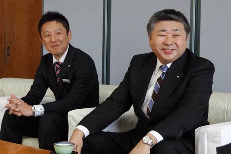国定市長と歓談
