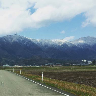 あと11日の写真ですが。雪が積もった弥彦山です。