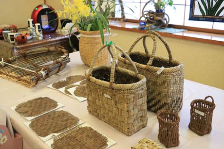 つる細工の作品
