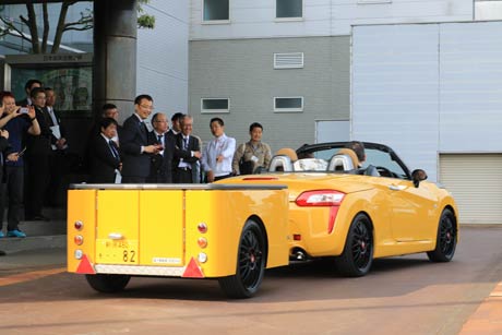 「LOVE SANJO PROJECT」から生まれたカーゴトレーラーの完成発表会と走行会