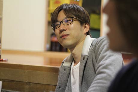 木場小路万灯組若連中総代の小林さん