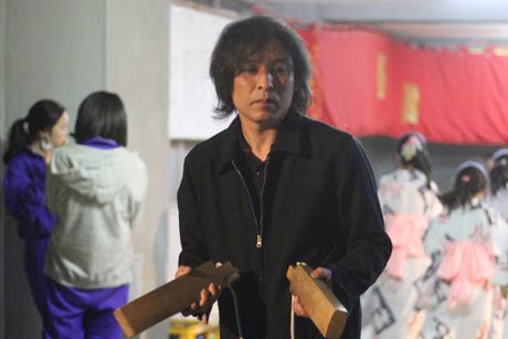  横町万灯組若連中総代の遠藤さん