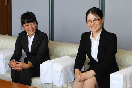 国定市長と歓談