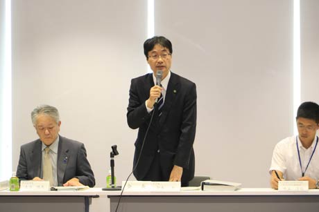  燕市避難計画案を審議した平成28年度第1回燕市防災会議