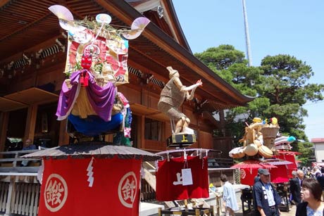 ことしの三条祭りの傘鉾