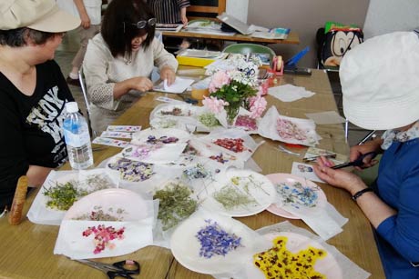 押し花体験