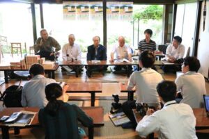 巻原発住民投票から20年の展示やシンポジウムで「明日の巻地域を考える」