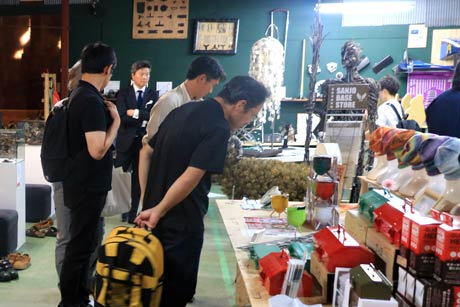 会場に展示された過去の出品作