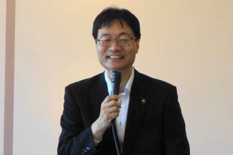  来賓の鈴木力燕市長