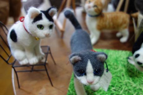 「猫展」の展示作品