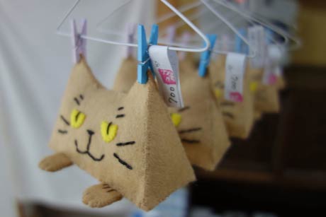 「猫展」の展示作品