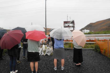 南三陸町防災対策庁舎跡を見学