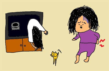 【サシエッセー】梅雨ですね。 気温や気圧の関係で腰痛になる人が増える時期のようです。 そんな私も先日から腰痛になり、思うように屈伸したり走ったりできない日々が続いておりました。 前かがみになり、たまに床を這うように移動していました。 最近、映画の宣伝のせいか、ホラー業界で有名な貞子さんをテレビで観ることが多く、あの前かがみで、地面を這う移動を見てるとなんだか親近感が湧いてきました。 腰痛が治ったら絶対この映画を観に行こうと決心しました。 皆様も腰痛にはお気をつけ下さい。 梅雨を乗り切りましょう。