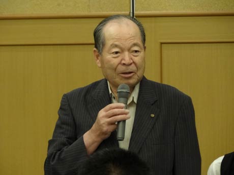 三条夏まつり協賛会会長の斉藤弘文三条商工会議所会頭
