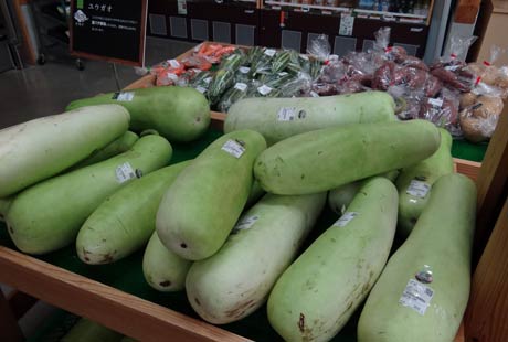 重さ当ても行っている丸ごと販売しているユウガオ